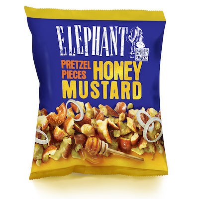 ELEPHANT HONEY MUSTARD PRETZEL 125GR
